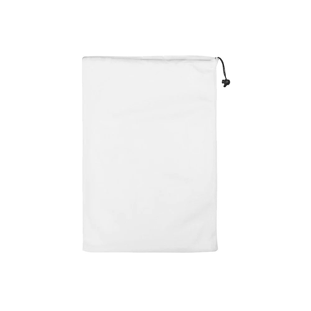 L 3pcs Reusable Vegetable Fruit Bags Eco-friendly Polyester Mesh Bags Kitchen Useful Storage Mesh Bags - Color: L