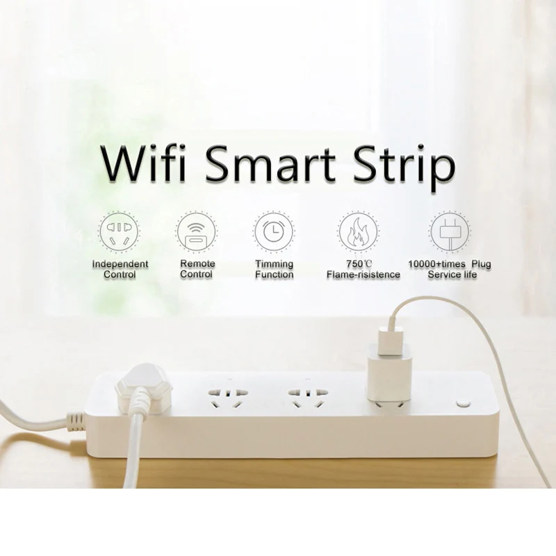 BroadLink MP1 Smart WiFi power Strip пульт дистанционного управления отдельно 4 розетки переменного тока с адаптером переключатель синхронизации экономия энергии 1,5 м