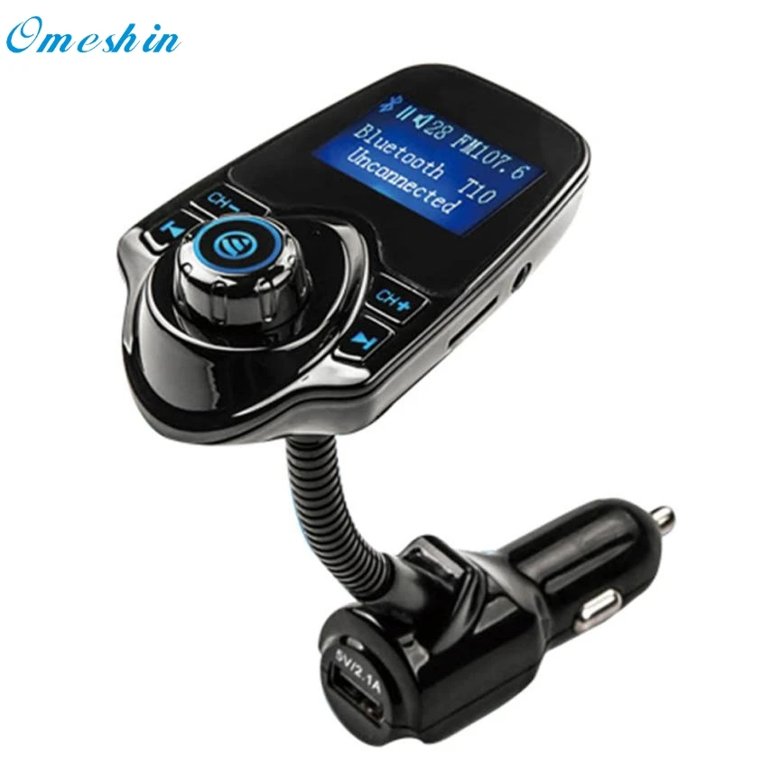 

Adroit New Car Kit Handsfree Wireless Bluetooth FM Transmitter MP3 Player USB LCD Modulator 28S781 drop shipping