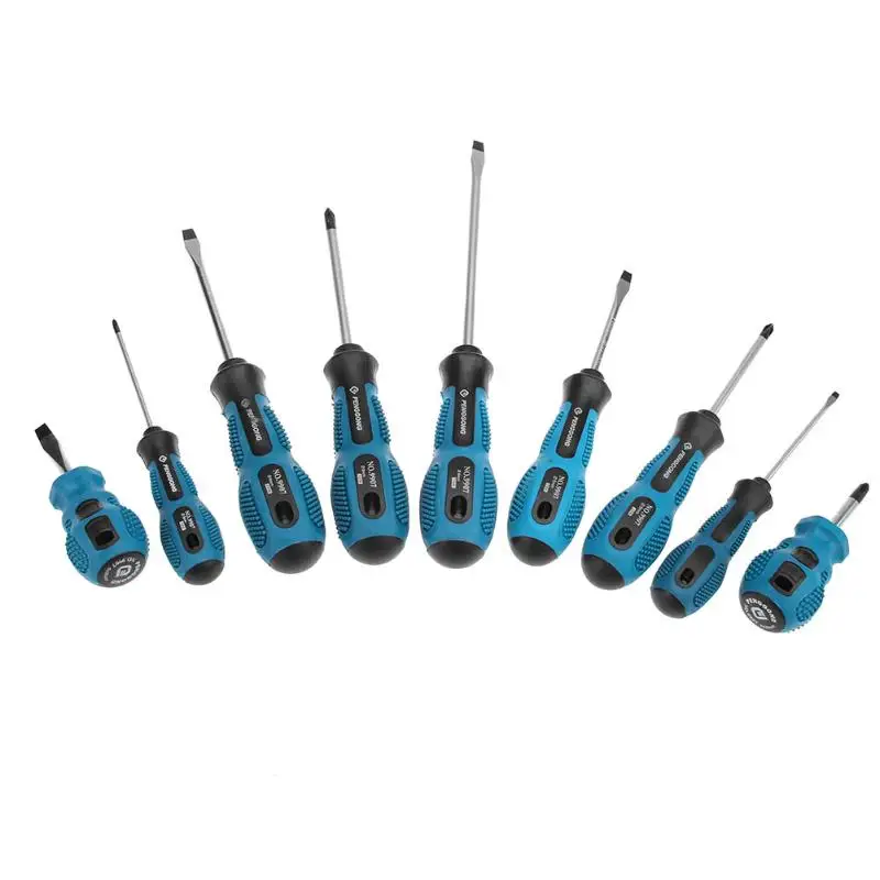 Hand tool 9 in 1 Screwdriver Set Multi-Bit Repair Tools Kit Cross Screw Driver Screwdrivers Kit Home Useful Multi Tool