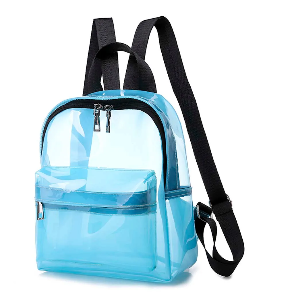 Прозрачный женский рюкзак lear с бантом сумки для студентов школьные женщин модный