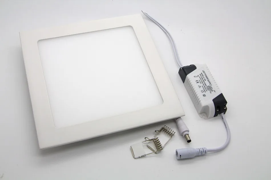 Ultra thin Design 3W 4W  6W 9W 12W 15W 18W LED Ceiling Recessed Grid Downlight / Slim Round And Square Flat Panel Light 2x2 led ceiling lights