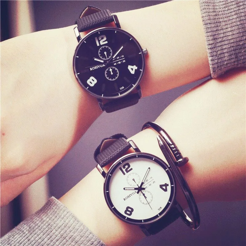 2016 New Fashion Quartz Watch Men Women Watches Personality Wristwatch Female Clock Montre Femme Relogio Feminino