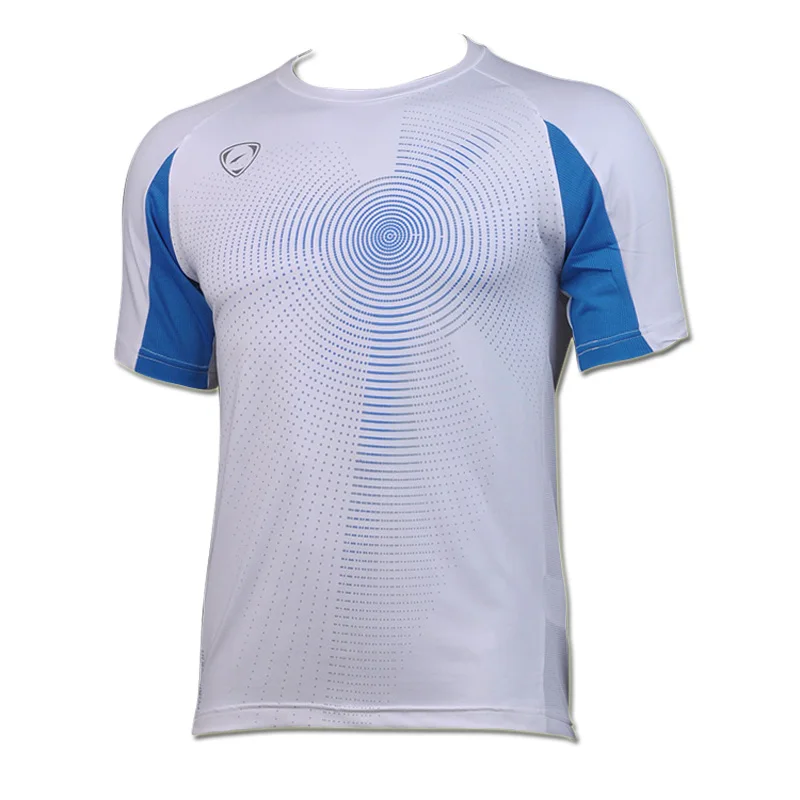 Новое поступление Мужская Дизайнерская футболка Повседневная быстросохнущая Приталенная футболка Топы И Футболки размер s m l xl LSL013(пожалуйста, выберите размер США - Цвет: WhiteBlue
