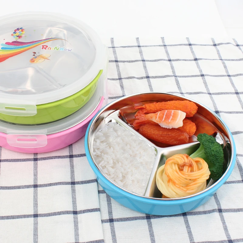 1000ml Durable Stainless Steel Lunch Box Metal Thermal ...