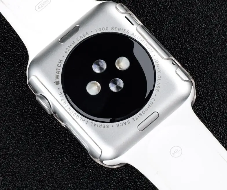 Для Apple Watch Series SE 6 4 5 для 40 мм 44 Роскошный прозрачный ультратонкий твердый