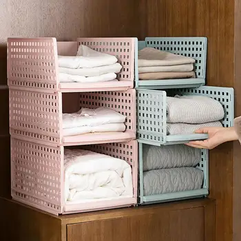 

OTHERHOUSE Plastic Drawers Closet Divider Storage Box Bin Cabinet Wardrobe Organizer Clothes Drawer Sotrage Basket Organizer