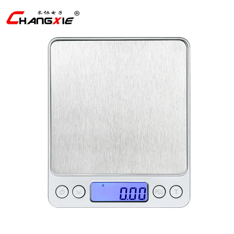 

10 piece/packet 3kg/0.1g LCD Digital Electronic Scale Stainless Steel Measuring Weight Tool High precision Jewelry Kitchen scale