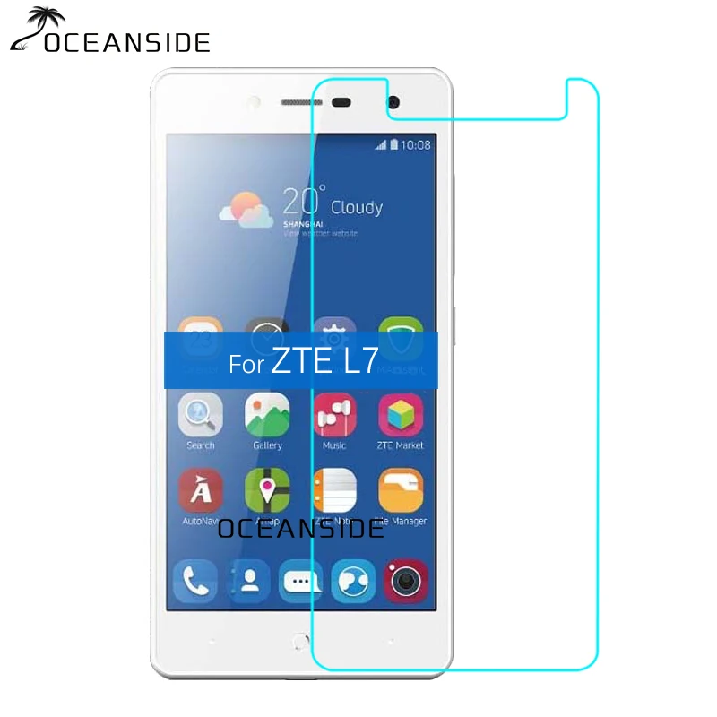 

2PCS For ZTE Blade L7 Tempered Glass Screen Protector 2.5 9h Safety Protective Cover Film On L 7 pelicula de vidro