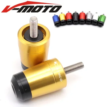 

2018 Handlebar Grips Ends handle grip Bar end For KYMCO Down Town Downtown 125 200 250 350 k-xct 300 G-DING Like150 180