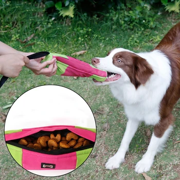 

JORMEL Dog Training Toy Bite-resistant Interactive Play Pet Supplies Side Animal Snacks Training Rewards Small Bag Outdoor Toys