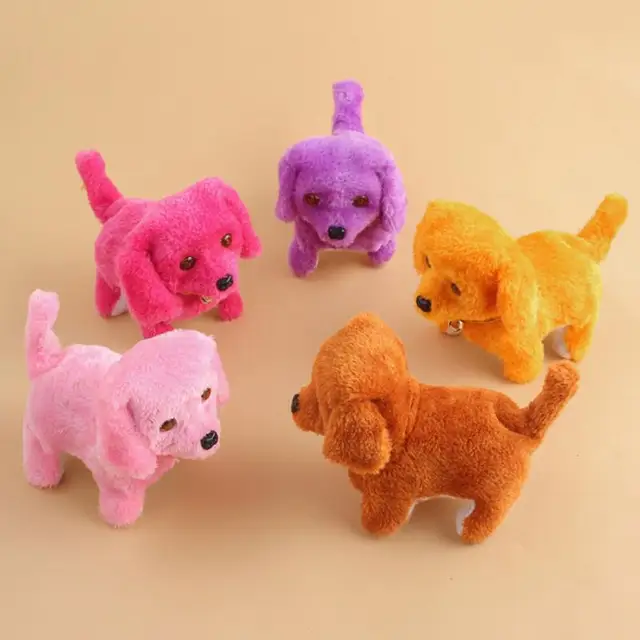 High Quality New Electronic Dog Toys Battery Plush Walking Barking