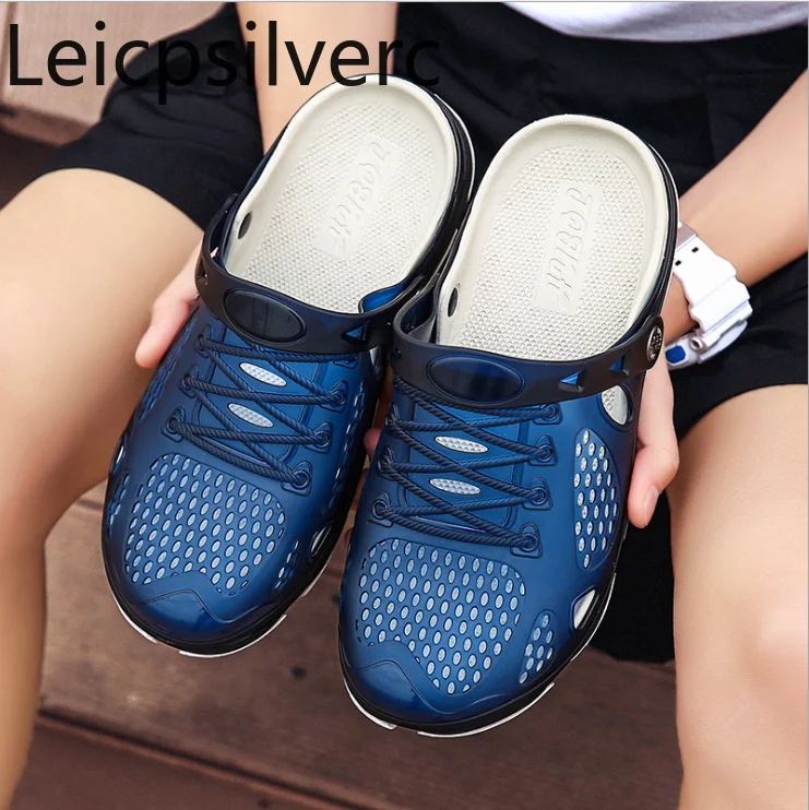 

Men flip flop summer The New flip flop Non-slip Comfortable Flat shoes Men's shoes large size 40-45 blue green black slippers