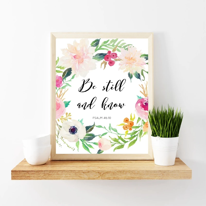 Bible Verse  Prints Poster Home Decor