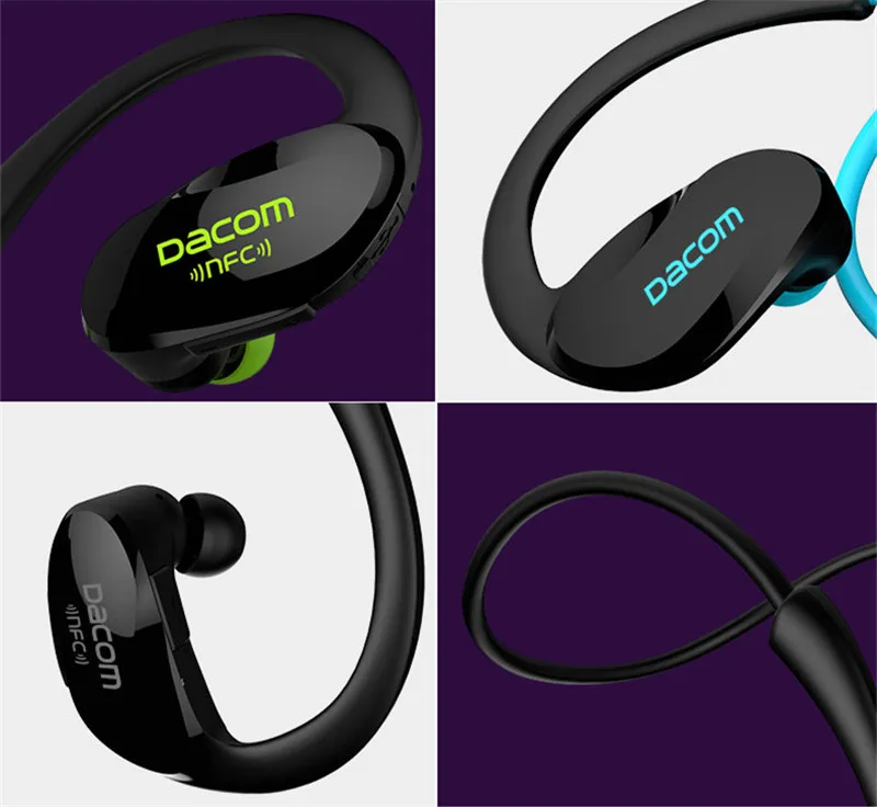 Dacom G05 Athlete Bluetooth гарнитура Беспроводные наушники IPX5 водонепроницаемые стерео музыка с микрофоном и наушники NFC для iphone7 huawei