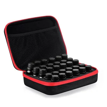 

Compartments Essential Oil Storage Bag Portable Travel Nail Polish Organizer Fashion Women Perfume Oil Bottle Collecting Case