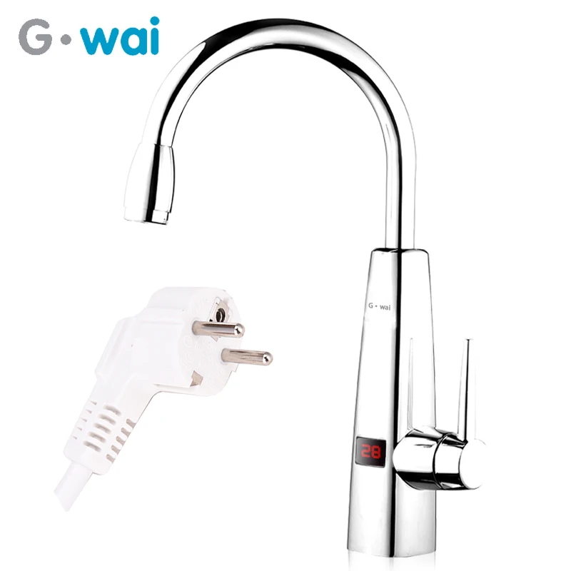 Kitchen Touch Faucet Electric Tap Musluk Instant Water Heater Hot Cold