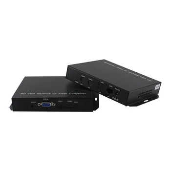 

VGA Extender 120m Reapter VGA over Single RJ45 CAT5e/6 Network Cable supports 1 VGA transmitter to N VGA receivers