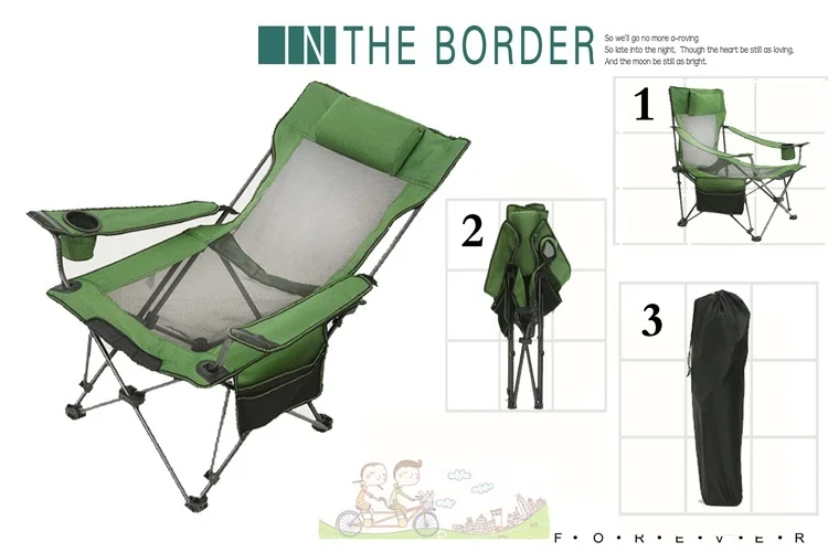 

garden picnin chair outdoor fishing green blue grey color folded stool