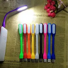 Ультра яркий 1,2 Вт светодиодный s USB лампа для ноутбука, компьютера, ноутбука, ПК Портативный Гибкий металлический шейный светодиодный USB светильник складной книжный светильник