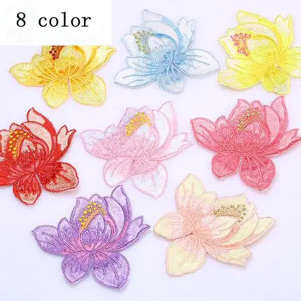 

Garment Accessories Patch Applique Embroidery Flower Queen With Gum Manual DIY Accessories Patch