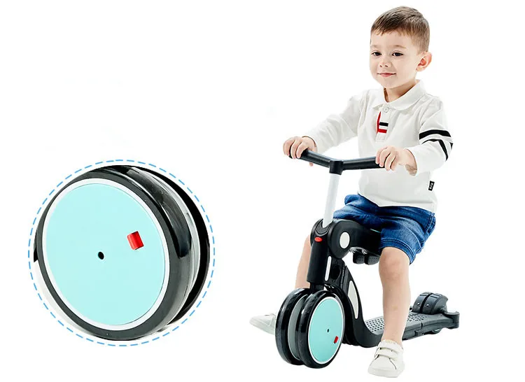 Детский трехколесный велосипед 3 в 1, балансировочный велосипед, детские игрушки, детский трехколесный велосипед, складной велосипед для детей на открытом воздухе, для малышей