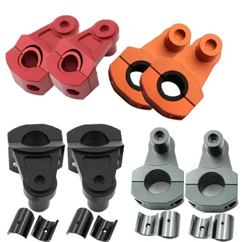 

7/8" 22mm and 1-1/8" 28mm Universal Anodized 2.5 Inch Pivoting Motorcycle Handlebar Riser Fat Handle Clamp For Suzuki