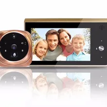 4,3 дюймов 720 p батарея wifi дверной звонок с видеонаблюдением домофон