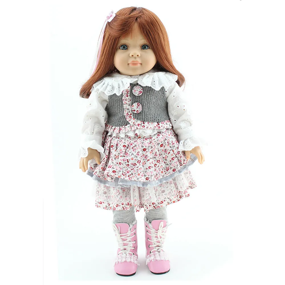 Стиль девушка Кукла Одежда для 18 дюймов куклы, мода 18 дюймов Кукла Одежда и аксессуары, красивое платье Игрушка Одежда - Цвет: style 4