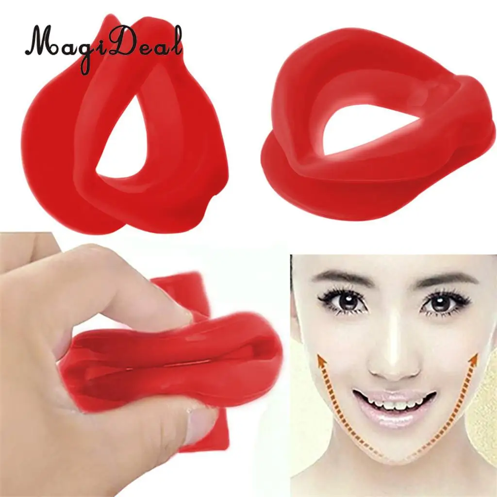 Chin Slim Strap Mask+Lip Trainer Slimmer Tightener Muscle Oral Exerciser, V Face Shaper Slimming Beauty Tools
