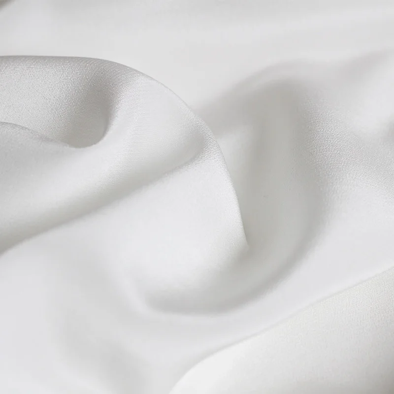 

Pearlsilk White 16momme Crepe de Chine 100%Mulberry Silk Materials Summer Shirt Dress DIY clothes fabrics Freeshipping