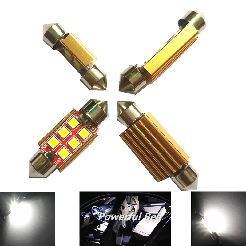 20 x CANBUS C5W 3030SMD 5 Вт супер белый светодио дный салона Купол Чтение ЛАМПОЧКА номерной знак лампа для Audi A1 A3 A4