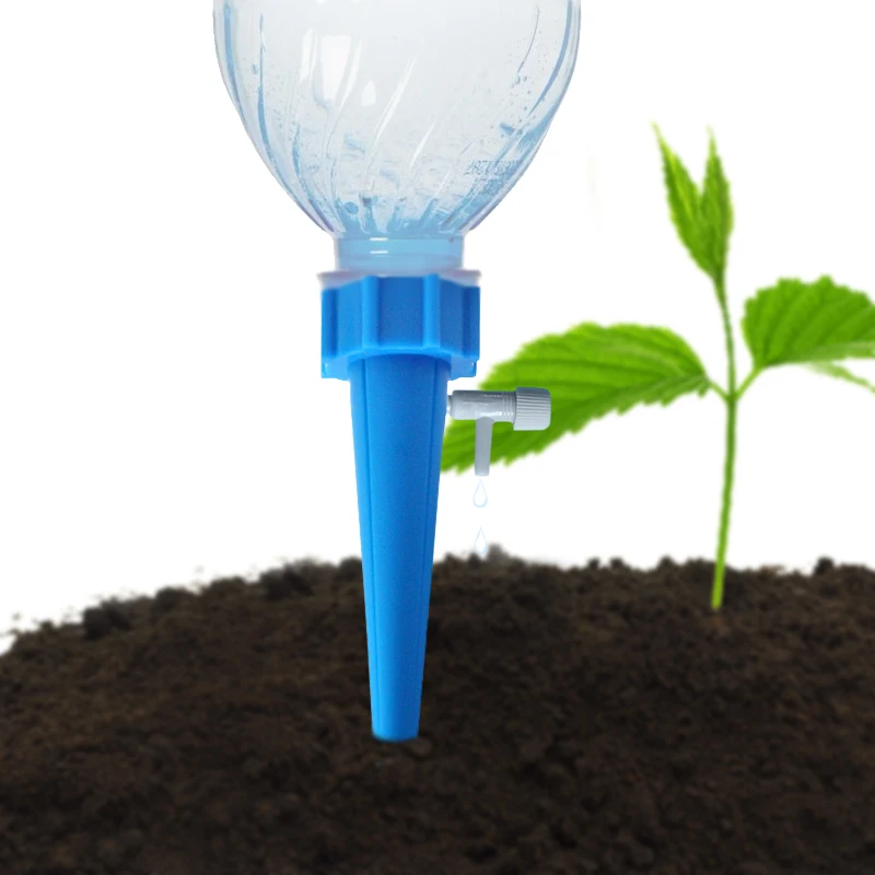

12pcs Automatic watering device Garden The New water flow adjustment Plant Drip irrigation tools Lazy man watering flowers kit