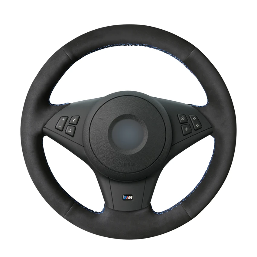 Сделай Сам черный замшевый кожаный чехол для BMW E60 M5 2005 2008 E63 E64 Cabrio M6 2010|Чехлы на