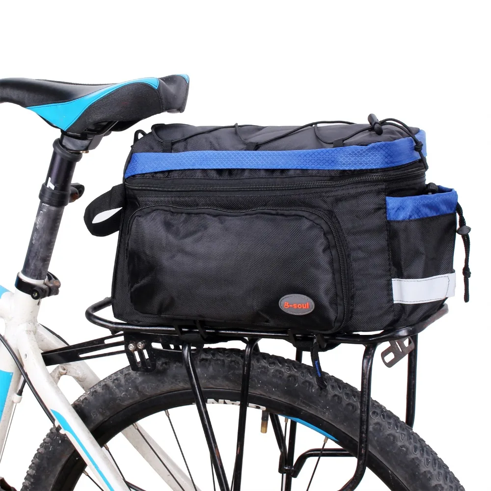 B-SOUL, водонепроницаемая велосипедная сумка, велосипедная сумка на заднее сиденье, сумка для багажника, сумка для велосипеда, сумка для горного велосипеда, аксессуары для улицы, 5 цветов