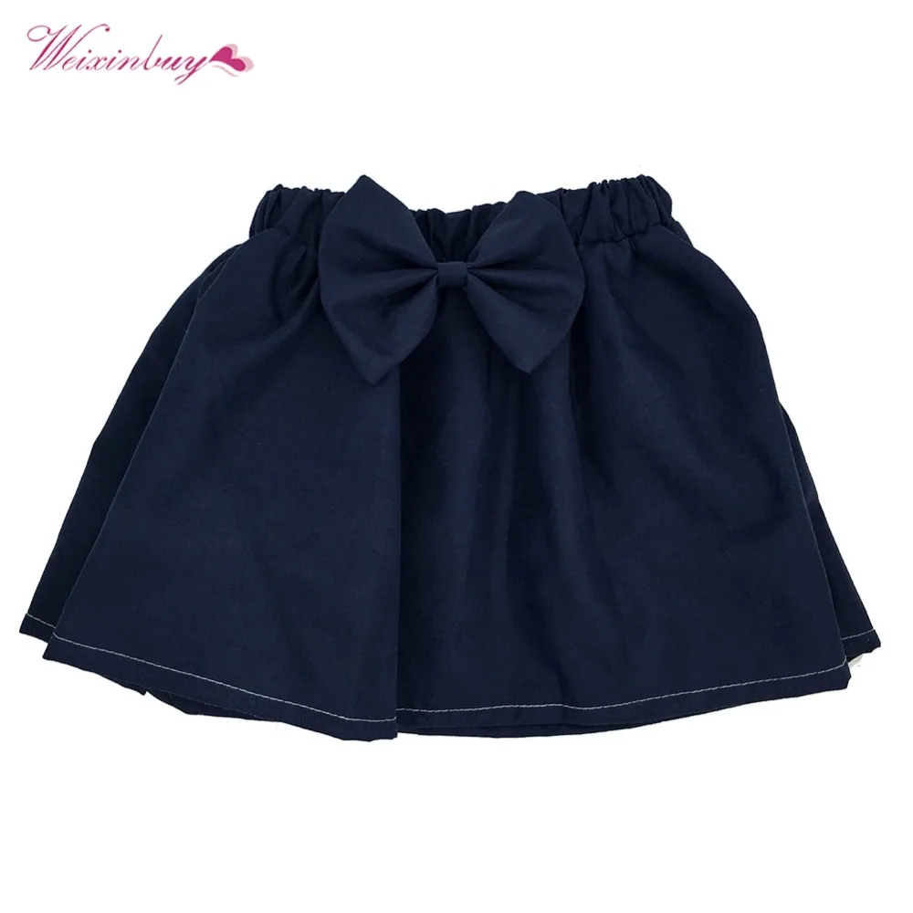 WEIXINBUY 10 Styles Baby Mini Skirt Kid Girl Cute Pleated Fluffy Solid