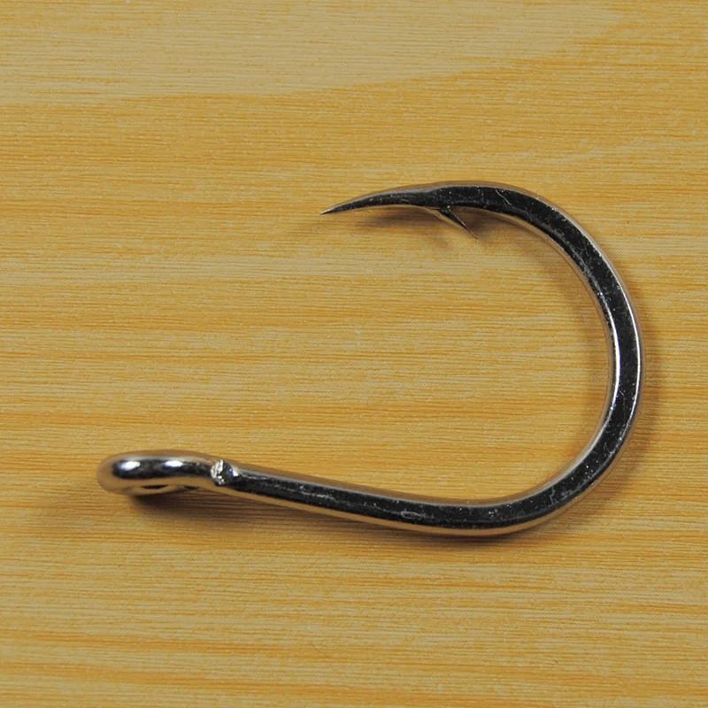[ 10PCS/Lot ] Stainless Steel Sea Fishing Trolling Hooks Thick Wire