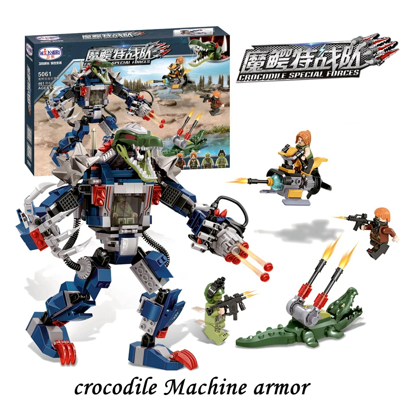

Compatible with Avenger Superheroes Batman 461 Pcs Killer Croc Sewer Smash Model Building Kits Blocks toys for children