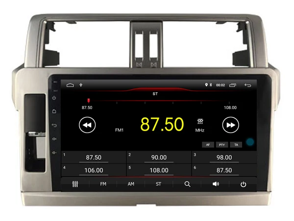 Best Elanmey top equipped 8 cores+4GB ram+64G rom android 8.1 car radio fit for toyota prado LC150 2014 gps navigation multimedia 3