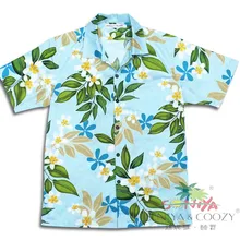 Мужская одежда летняя с коротким рукавом хлопок Повседневная Мужская размера плюс Цветок Гавайская рубашка 2XL 3XL