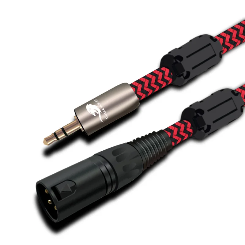 

Audiophile Audio Cable Mini Jack 3.5mm to XLR 3 Pin for Amplifier PC Sound Card Hifi Cable XLR to Jack 3.5 1M 2M 3M 5M 8M