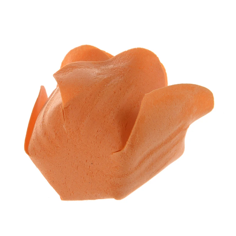 6 шт. роза цветок Ароматическая ванна мыло в форме лепестков оранжевый w коробка в форме сердца