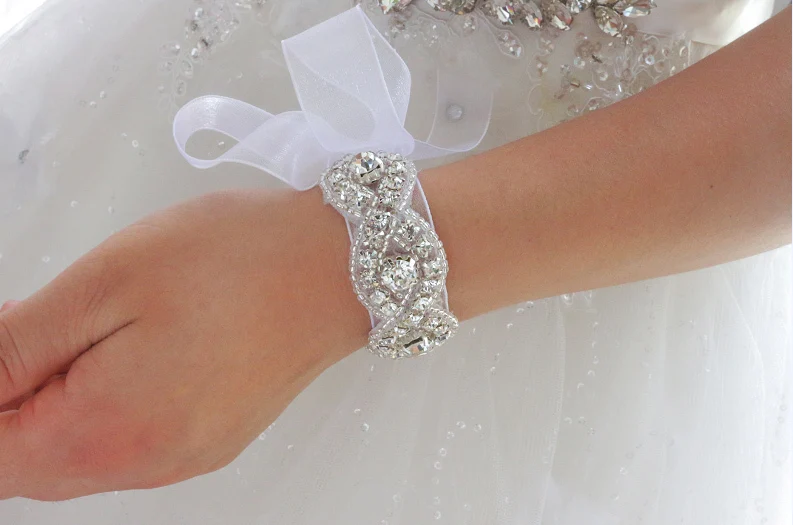 Handmade Crystal Beaded Bridal Bracelet Accessories Handmade Crystal Beaded Bridal Bracelet
