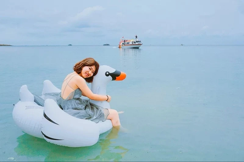 Flamingo swimming ring (9)