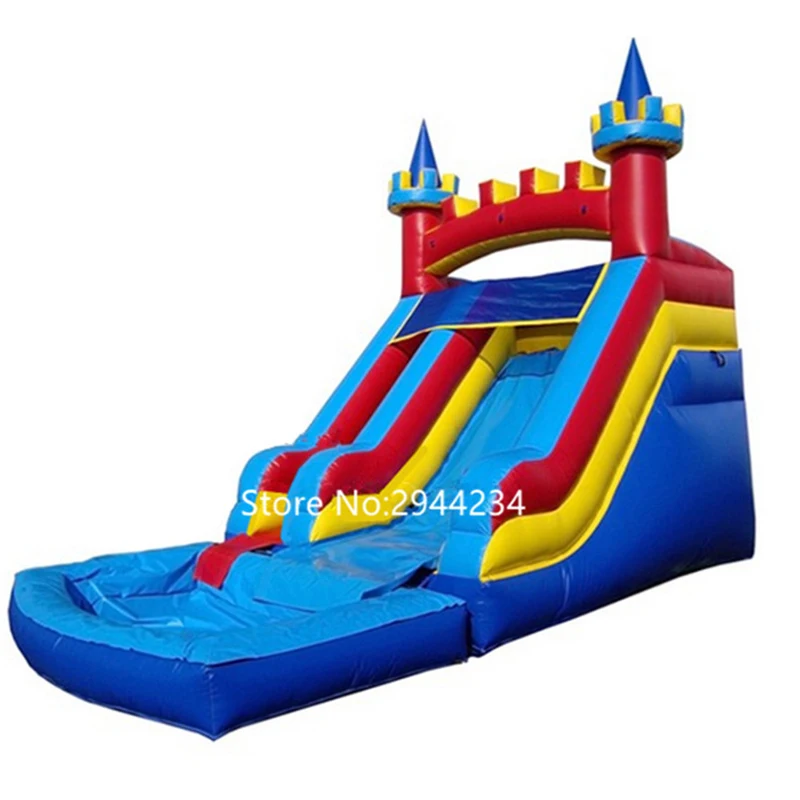 2019 Высококачественная надувная водная горка с бассейном для бассейна|playground