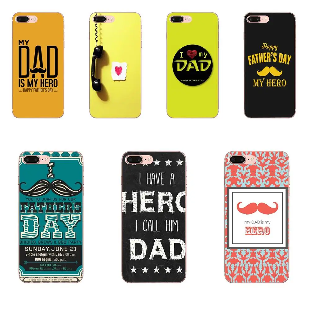 Мягкий Силиконовый ТПУ Прозрачный мобильный телефон I Love My Best Dad для Xiaomi Redmi Note 2 3 3S