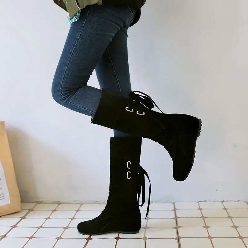 Женские высокие сапоги до бедра botas masculina zapatos mujer chaussure femme обувь больших размеров