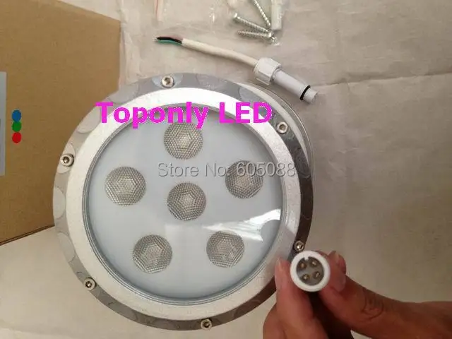 Открытый DC24V 18 Вт круглый edison RGB LED Wallwasher IP65 мини светодиодный проектор серебристый/черный В виде ракушки ce и rohs 36 шт./лот DHL