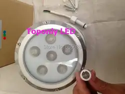 Открытый DC24V 18 Вт круглый edison RGB LED Wallwasher IP65 мини светодиодный проектор серебристый/черный В виде ракушки ce и rohs 36 шт./лот DHL Бесплатная