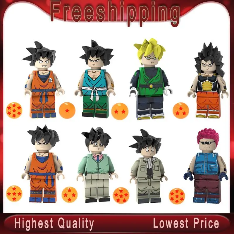 

Dragon Ball Z Lieutenant Arnold Sun Wufan Latiz Sun WuTian Building Blocks Gift Toys for Christmas PG8169